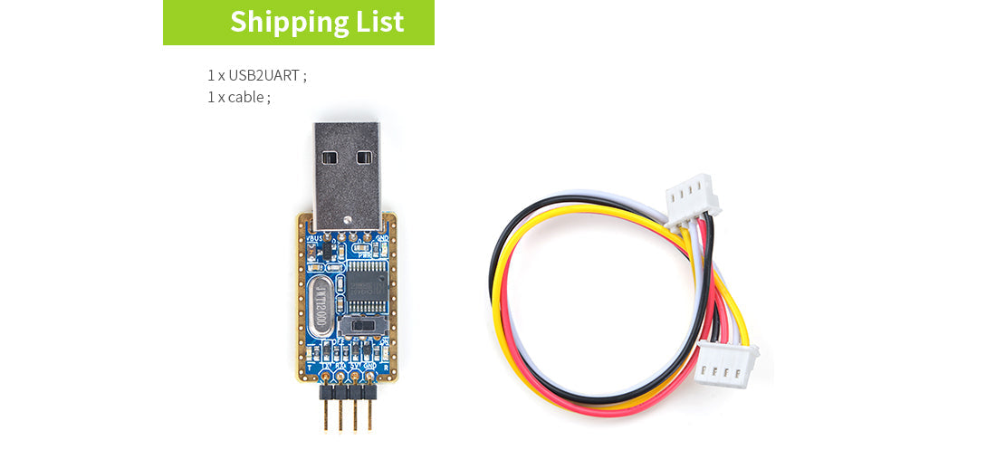 USB to TTL Serial Cable - Debug / Console Cable for Pi - USB to UART
