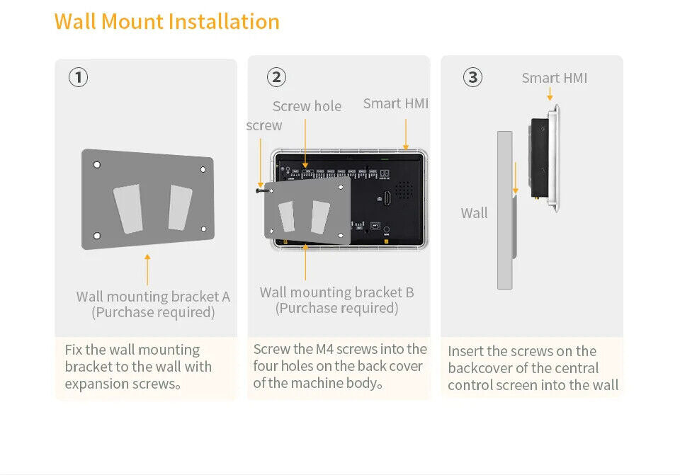 7" inch A133P 2x INT SPK All in One HMI Android Panel PC, ControlHUB Series, IPS, ABS Larger Frame