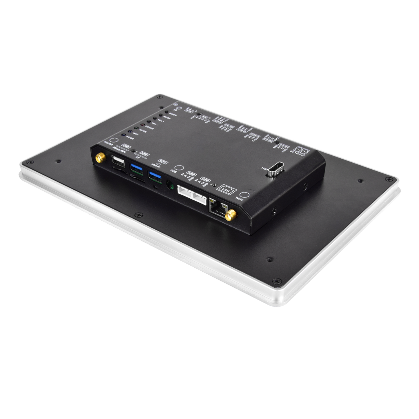 10.1" inch A133P All in One HMI Android Panel PC, ControlHUB Series, IPS, AL Frame