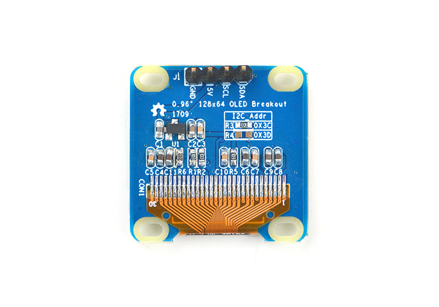 Friendly Elec Oled White Display Module 0.96inch I2C 128x64