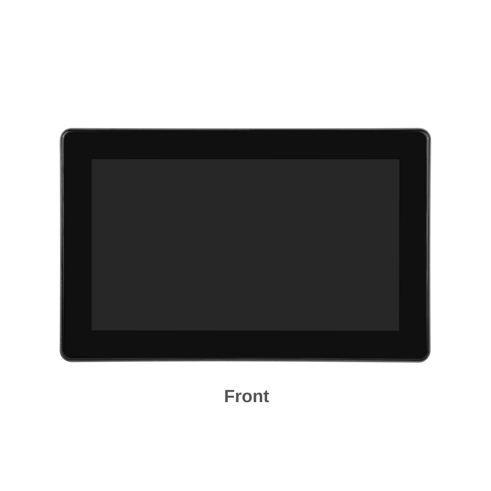 7" inch A133P 2x INT SPK All in One HMI Android Panel PC, ControlHUB Series, IPS, ABS Frame