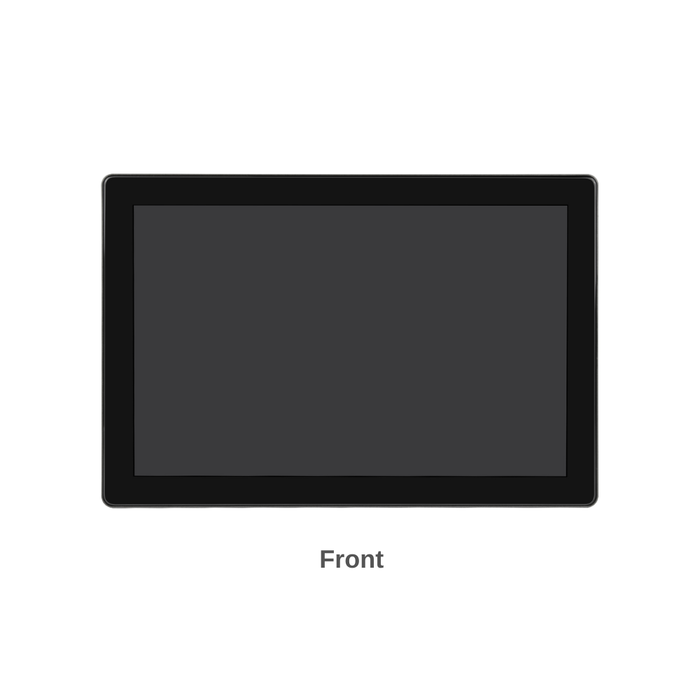 10.1" inch RK3288 2x INT SPK All in One HMI Android Panel PC, ControlHUB Series, IPS, ABS Frame