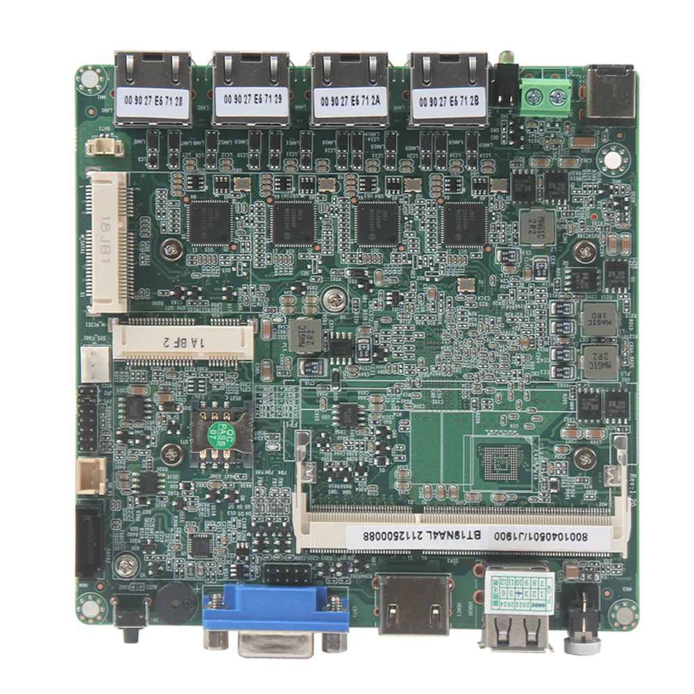 PIESIA BT19NA4L J1900 CPU NANO INDUSTRIAL MINI PC & ITX BOARDS