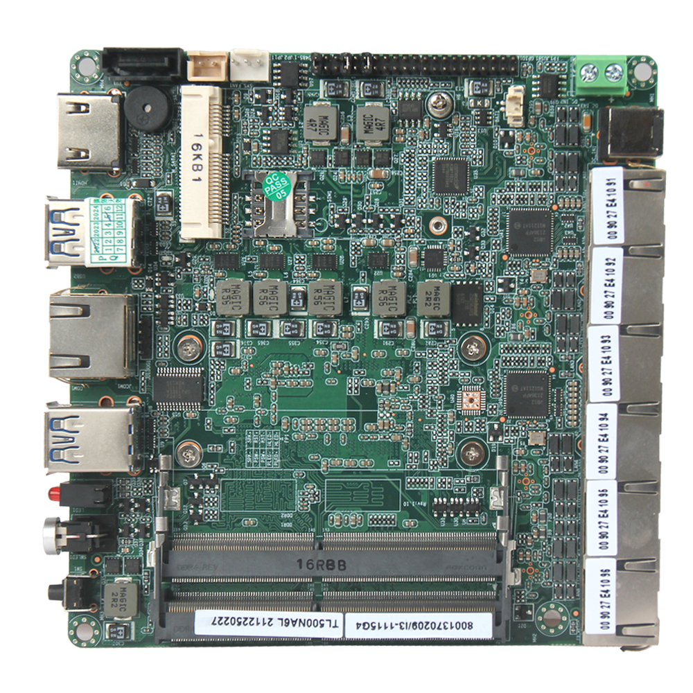 PIESIA TL500NA6L Tiger Lake-U Series NANO INDUSTRIAL MINI PC & ITX BOARDS