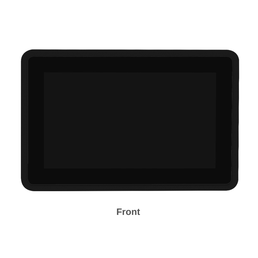 7" inch A133P All in One HMI Android Panel PC, ControlHUB Series, IPS, ABS Frame