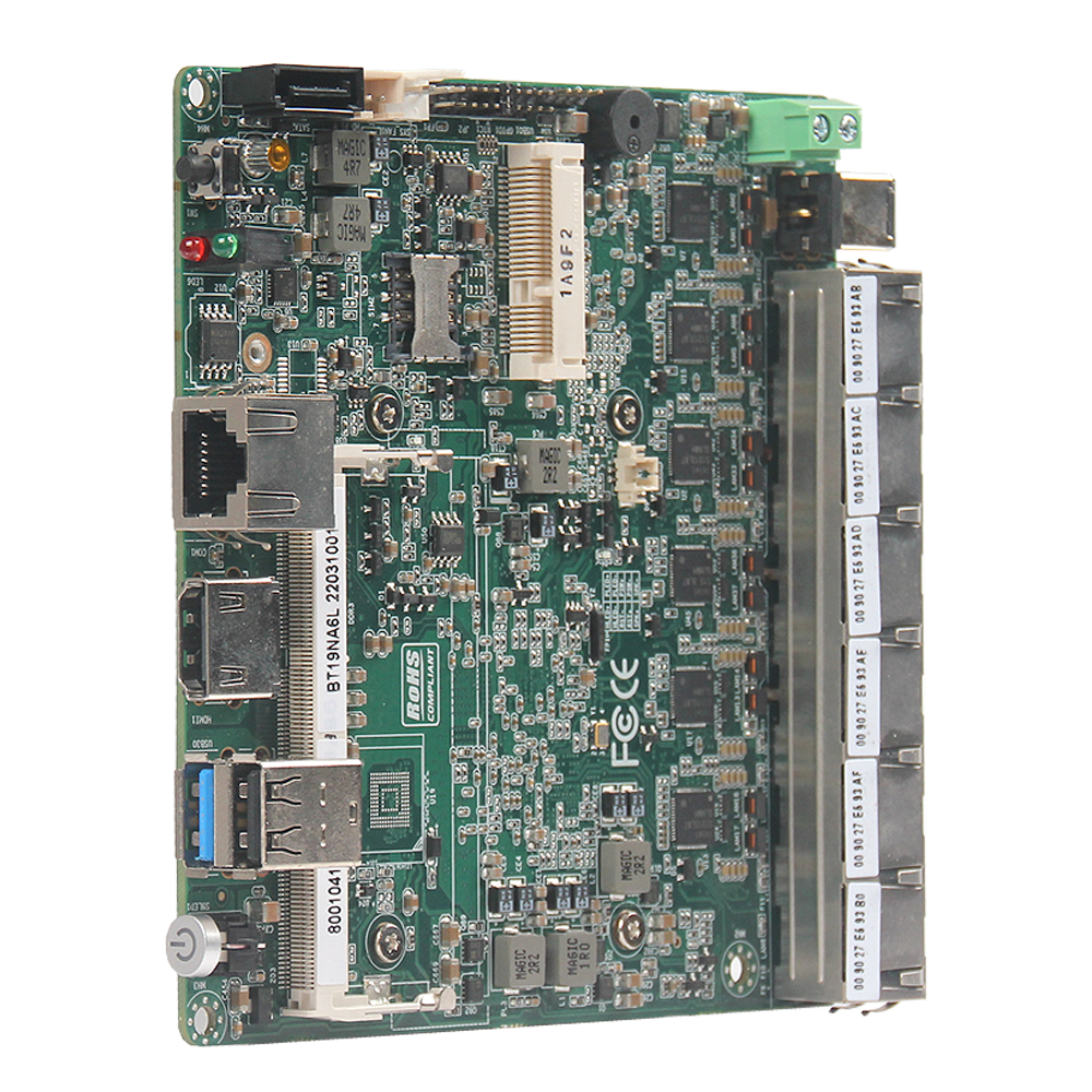 PIESIA BT19NA6L J1900 CPU NANO INDUSTRIAL MINI PC & ITX BOARDS