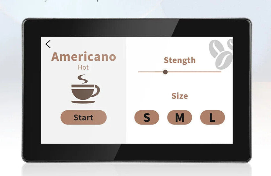 7" inch A133P 2x INT SPK All in One HMI Android Panel PC, ControlHUB Series, IPS, ABS Frame