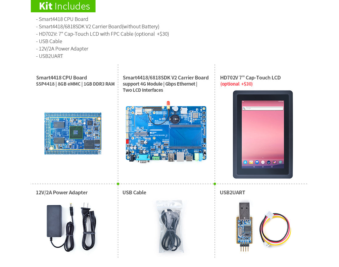 Friendly Elec Smart4418 DEV KIT 2.0