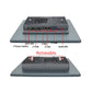 IWILL 12,1" A116 EMBEDDED INDUSTRIAL FLAT PANEL PC BACK and PORTS