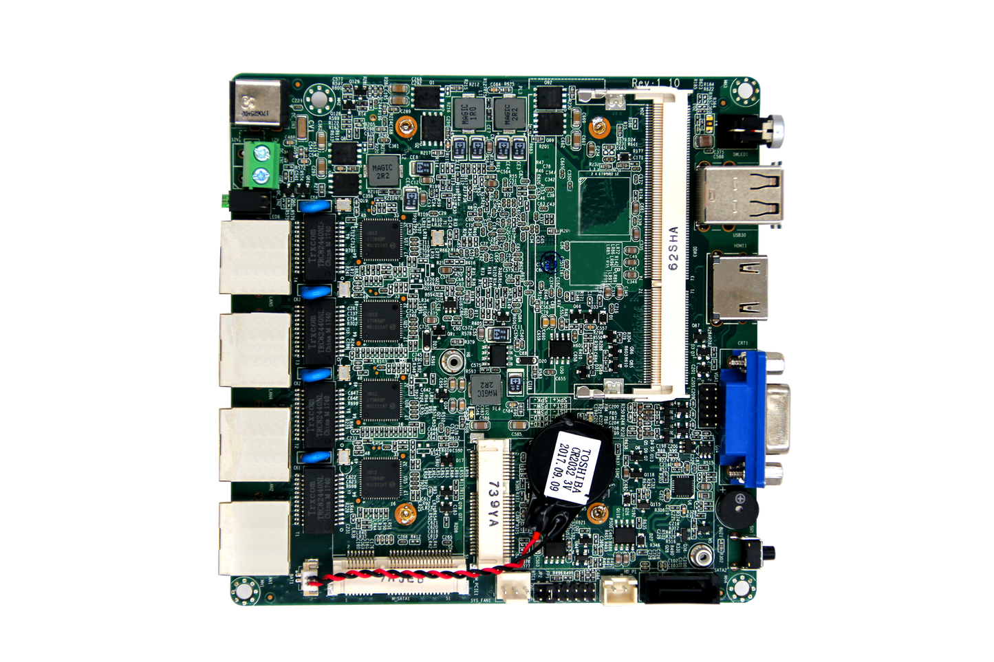 PIESIA BT19NA4L J1900 CPU NANO INDUSTRIAL MINI PC & ITX BOARDS