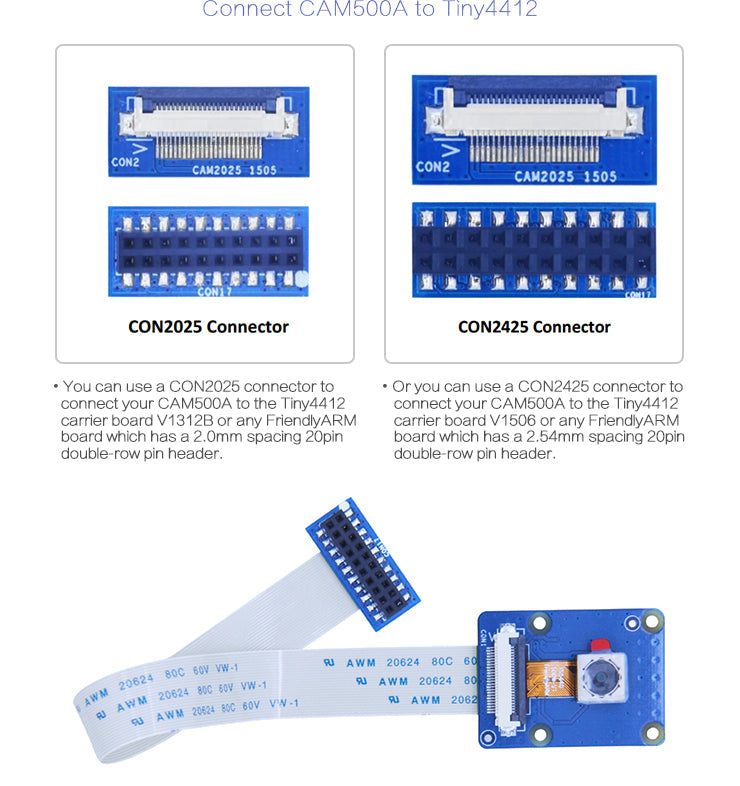 CAM500A - 5MP 1080p Camera Module with OV5640 Chip