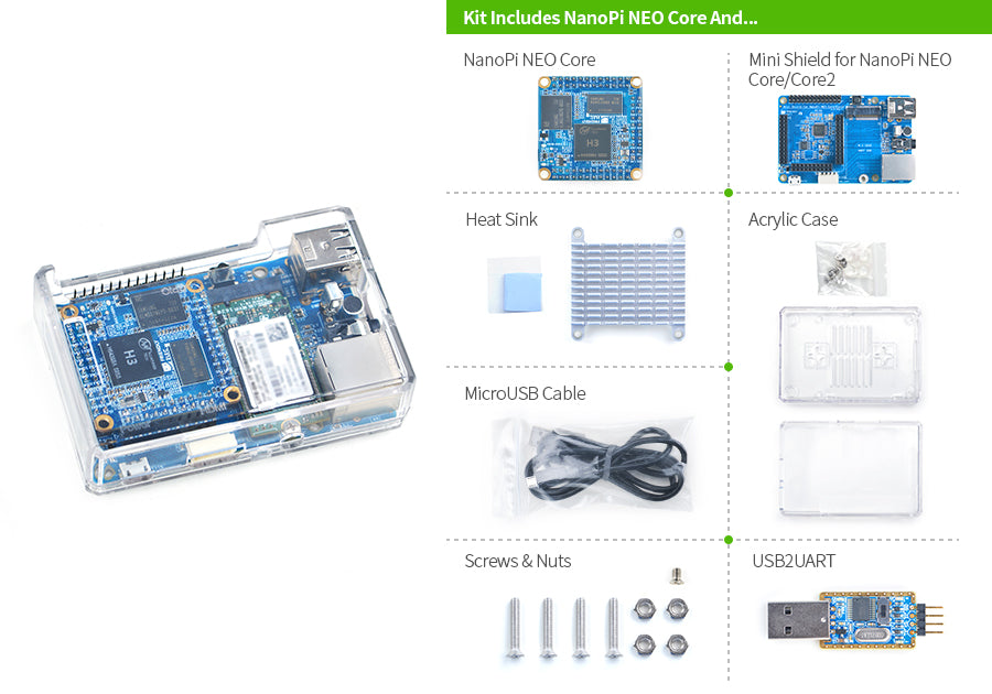 NEO Core Starter Kit - 512 MB RAM