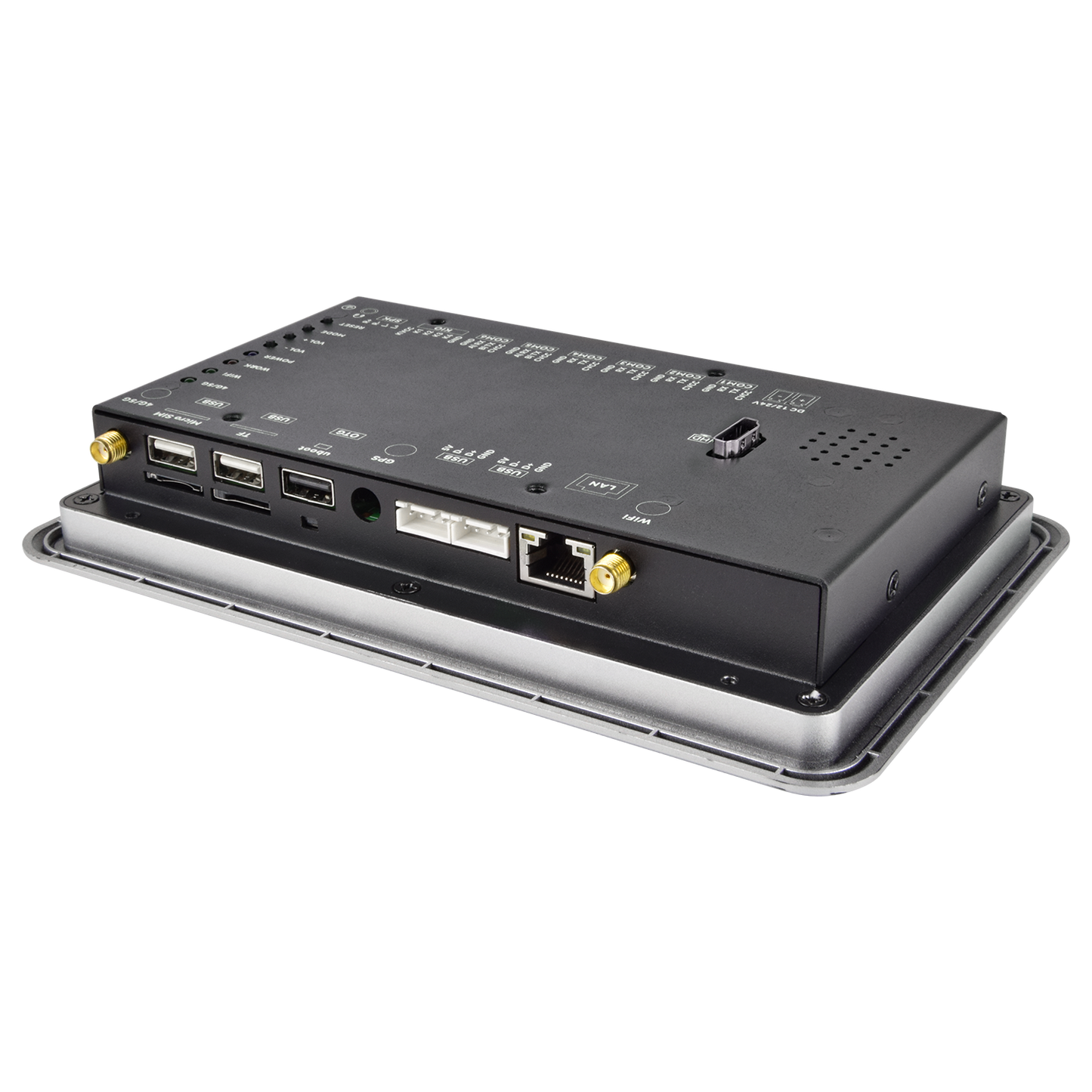 7" inch RK3288 2x INT SPK All in One HMI Android Panel PC, ControlHUB Series, IPS, ABS Larger Frame