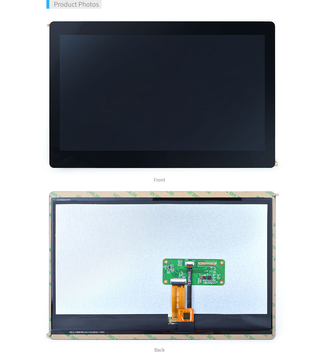 K116E 11.6inch eDP FHD LCD Display with Capacitive Touch