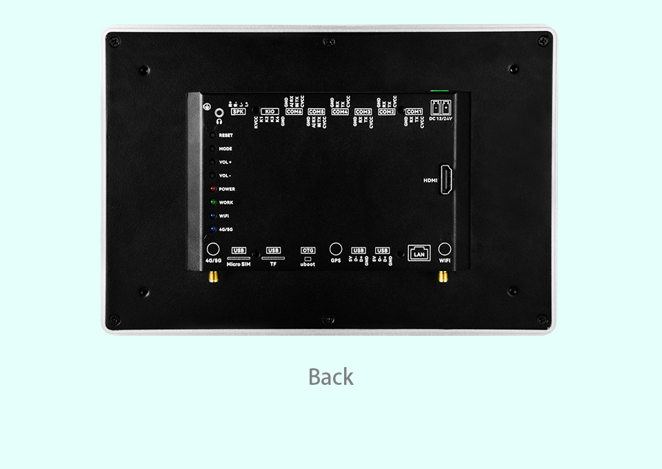 10.1" inch RK3288 All in One HMI Android Panel PC, ControlHUB Series, IPS, AL Frame