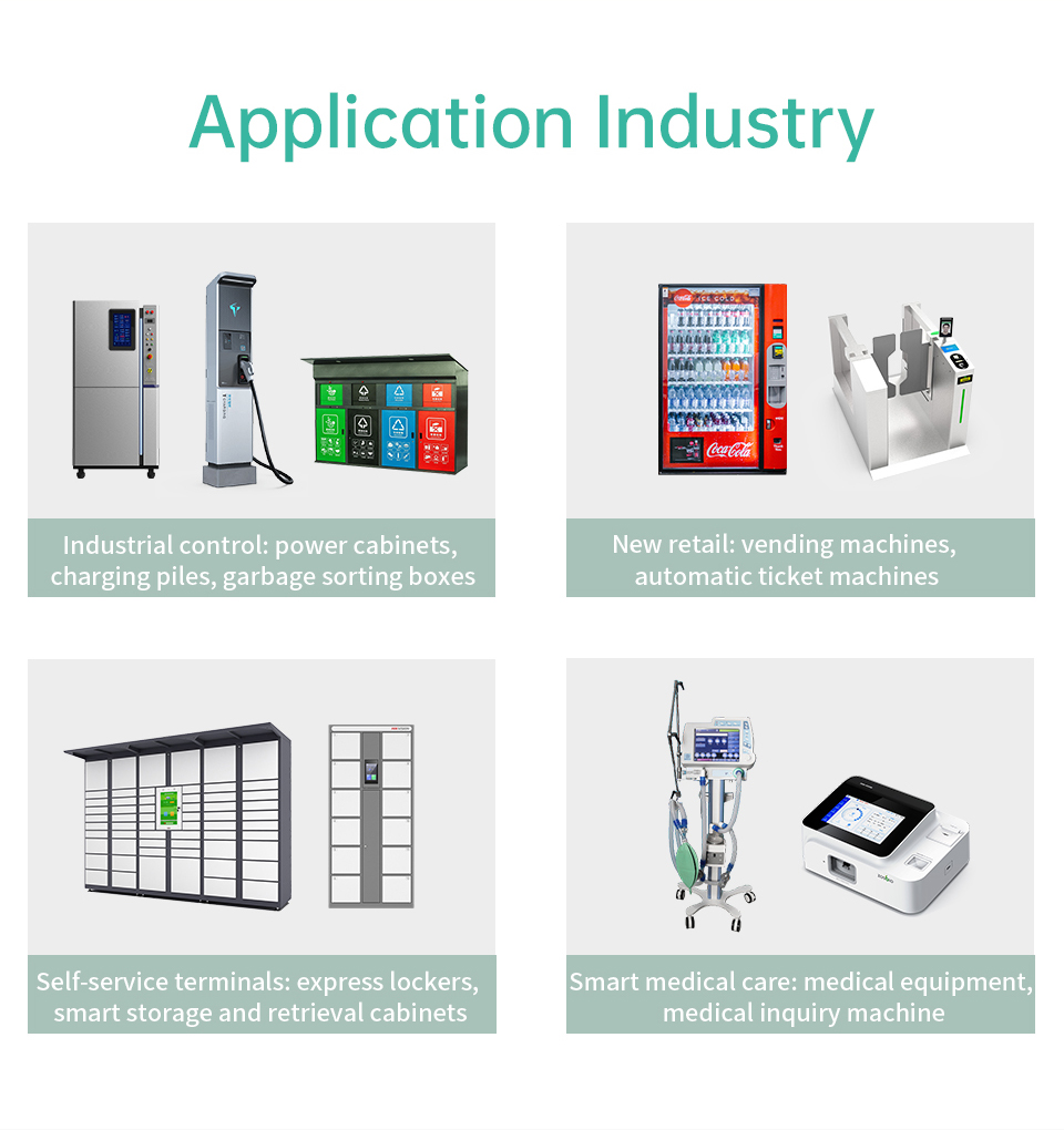 7" inch A133P All in One HMI Android Panel PC, ControlHUB Series, IPS, AL Frame