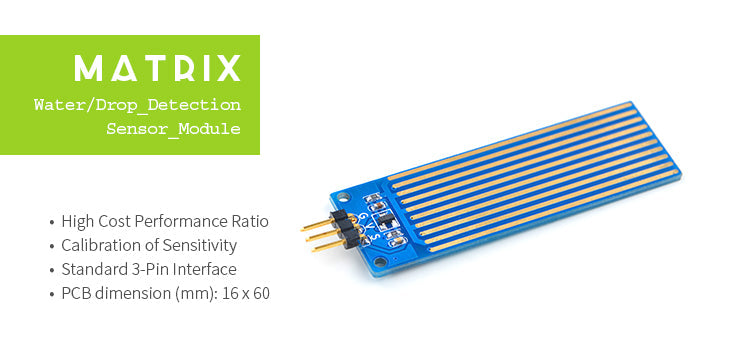 Water/Drop Detection Sensor Module