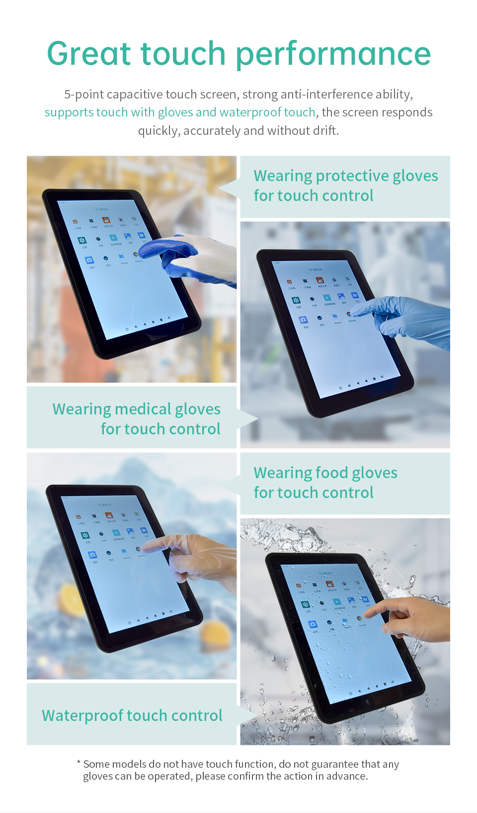 7" inch RK3568 All in One HMI Android Panel PC, ControlHUB Series, IPS, ABS Frame