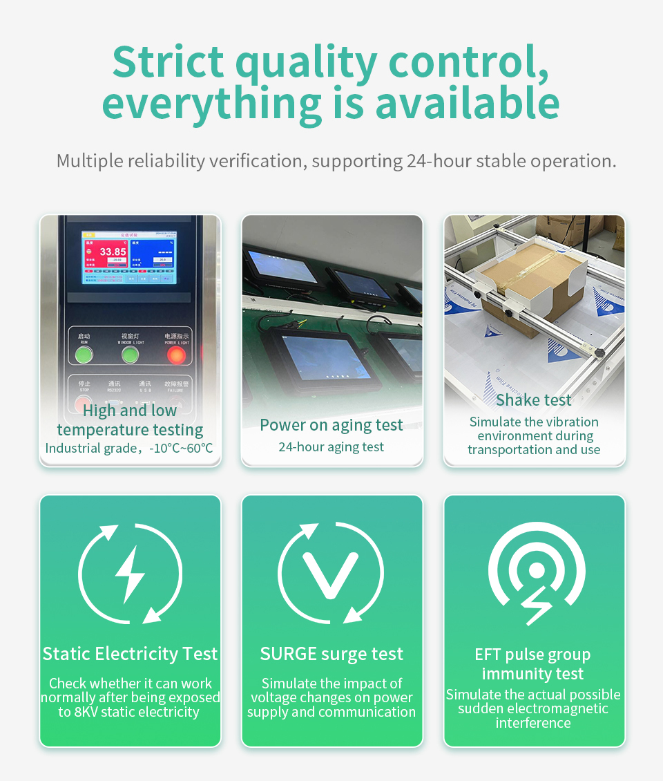 7" inch A133P All in One HMI Android Panel PC, ControlHUB Series, IPS, ABS Frame