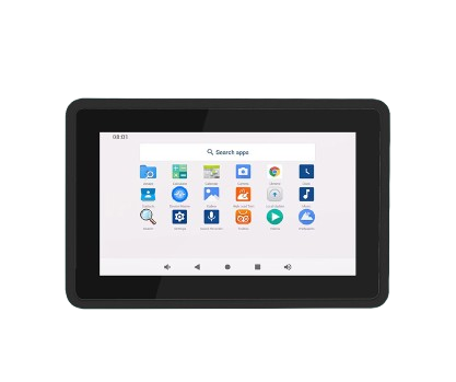 7" inch RK3568 All in One HMI Android Panel PC, ControlHUB Series, IPS, ABS Frame