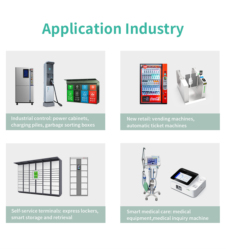 10.1" inch RK3568 All in One HMI Android Panel PC, ControlHUB Series, IPS, ABS Frame