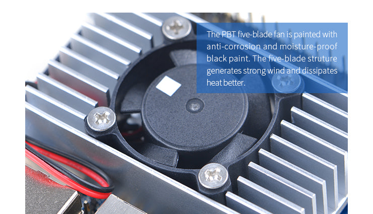 Cooling Set for M3: Combination of Heat Sink & Cooling Fan