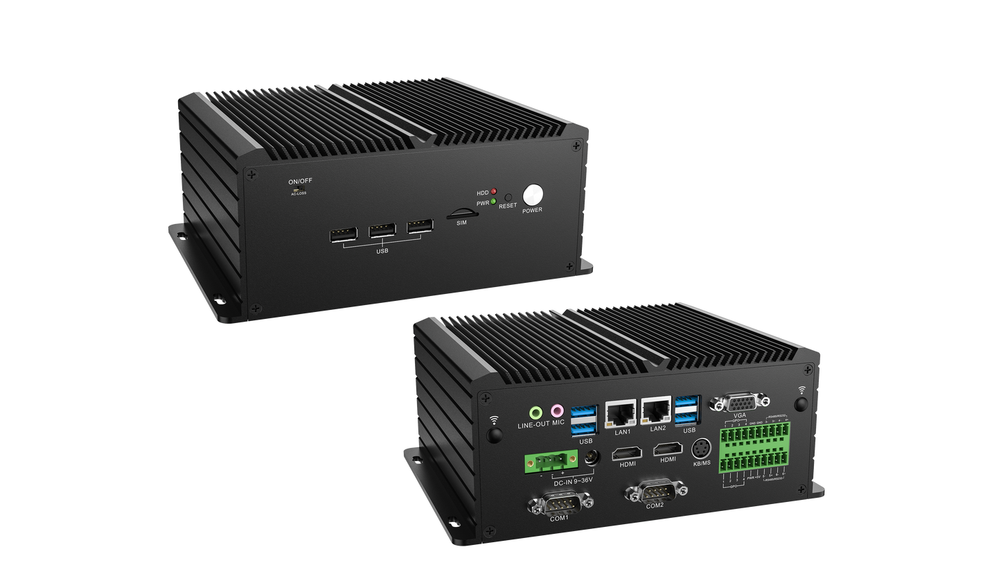 Darveen MBC-3100 Intel Core I7 Fanless Industrial Embedded Box Computer