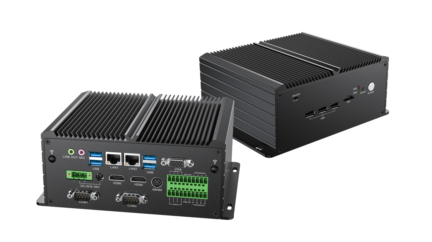 Darveen MBC-3200 Intel Core I7 Fanless Industrial Embedded Box Computer