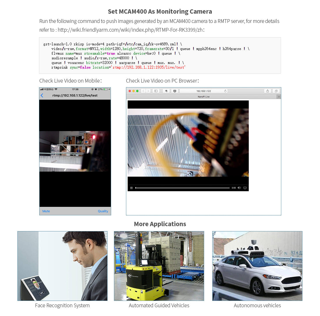 1080P HDR MIPI Camera - MCAM400
