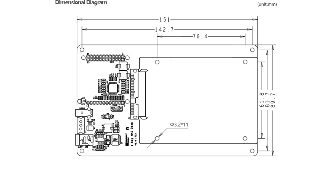 1-bay NAS Dock