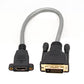 GIC25 HDMI TYPE A Female(with nut) to DVI Male Cable