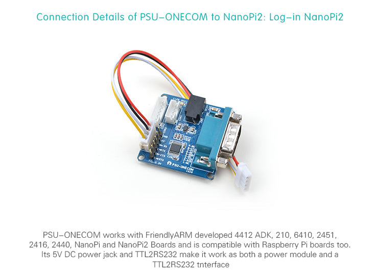 TTL To RS232 Module（PSU-ONECOM）