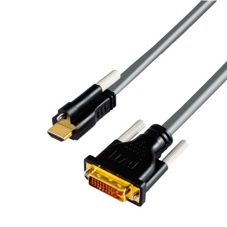GIC24 HDMI TYPE A Male to DVI Male Cable (with screw & cap)