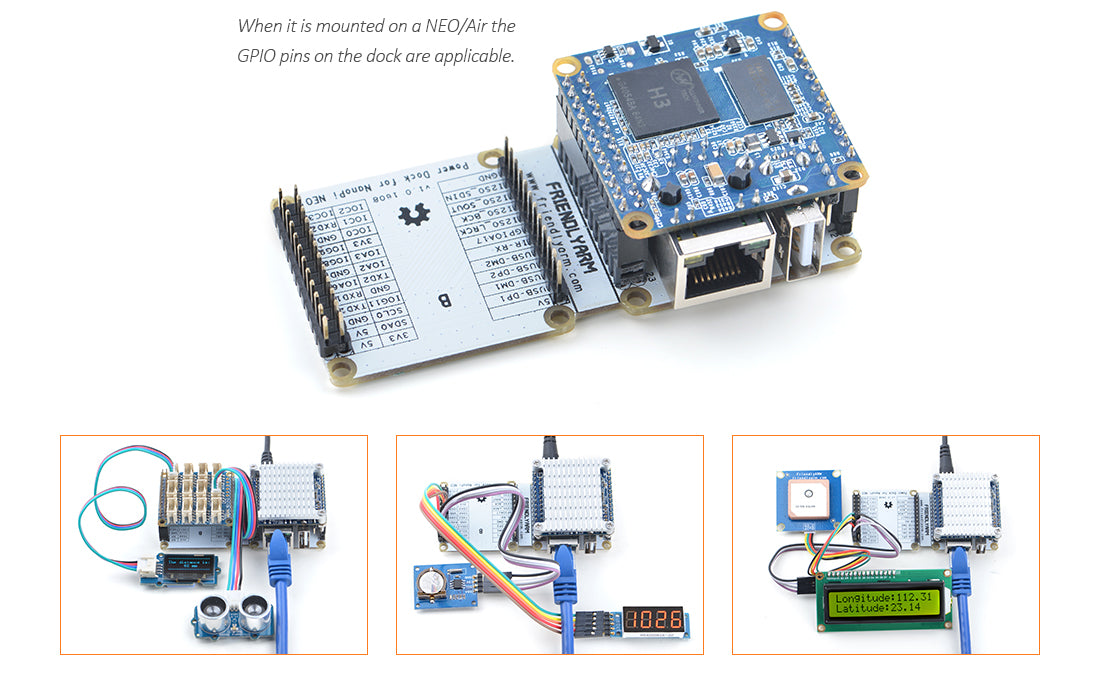Power Dock for NanoPi NEO/NEO2/Air
