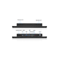14" inch Industrial Flat Panel PC Windows J1900 4GB DDR3 64GB All In One PC with Capacitive Touch – Mount Type S - Side