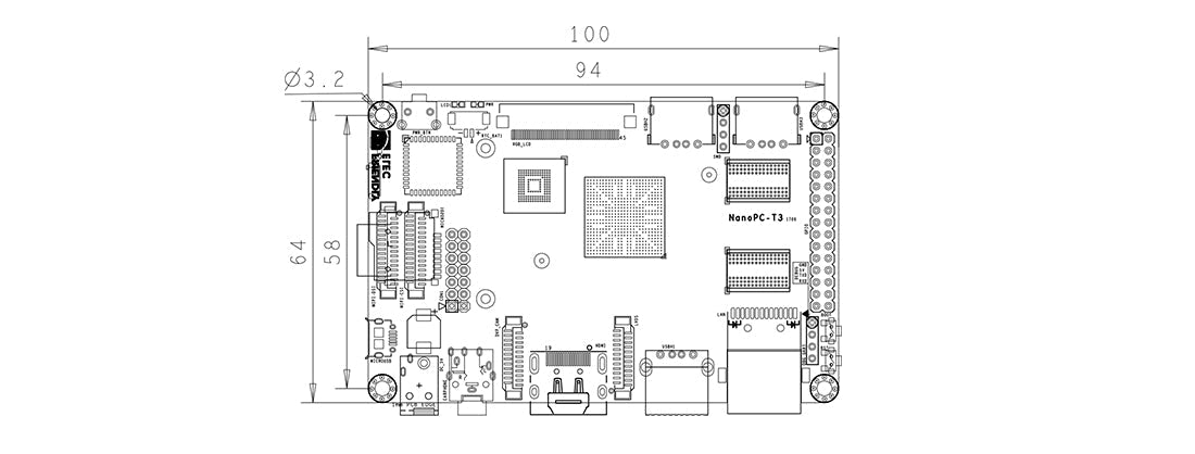 Friendly Elec NanoPC-T3 Plus Single Board Computer