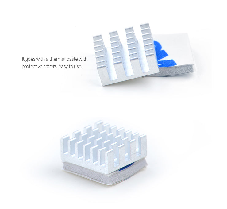 NanoPi M1 Plus / DUO2-Pure Aluminum Heat Sink with 3M thermal paste