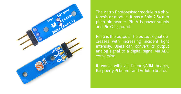 Matrix Photoresistor module